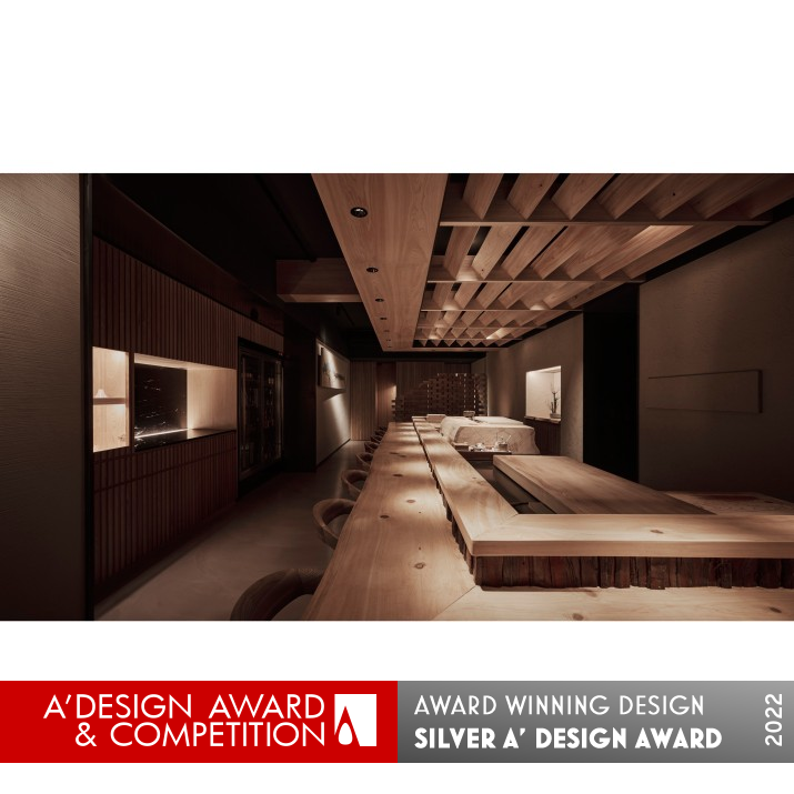 Yamaki Zushi Restaurant by Yu-Fan Kao and Wei-Hua Lin Silver Interior Space and Exhibition Design Award Winner 2022 