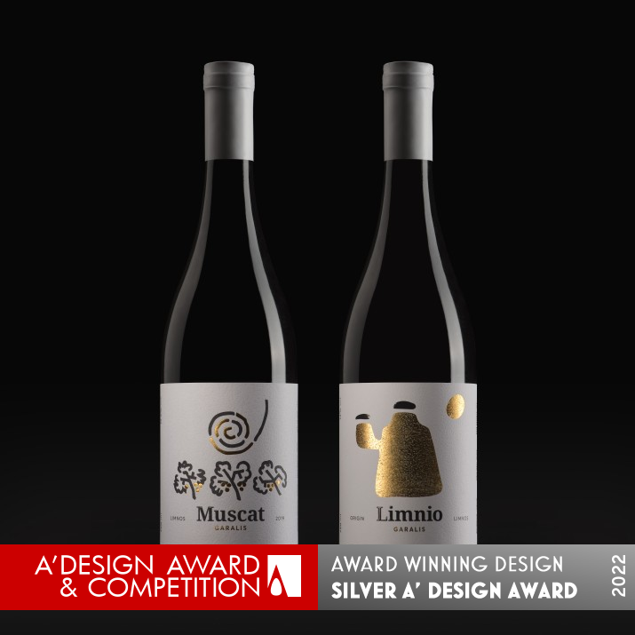 Garalis Muscat Limnio Wine Packaging by Manos Siganos Silver Packaging Design Award Winner 2022 