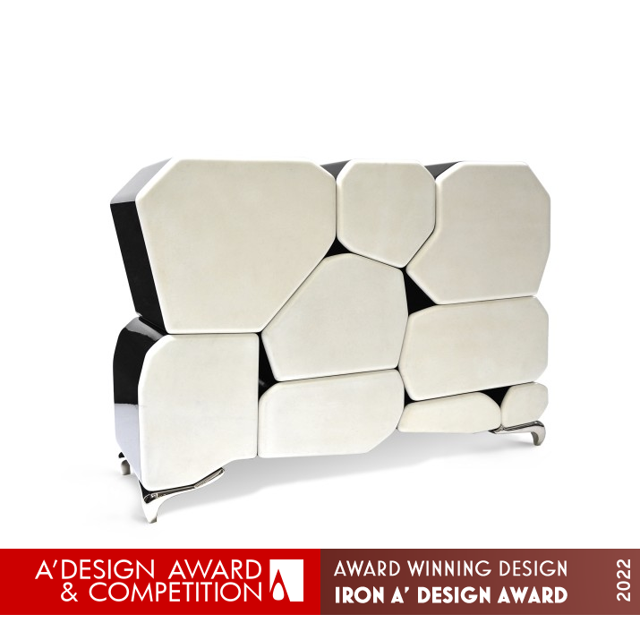 Formation Cabinet  by Oliver Bowien Iron Furniture Design Award Winner 2022 