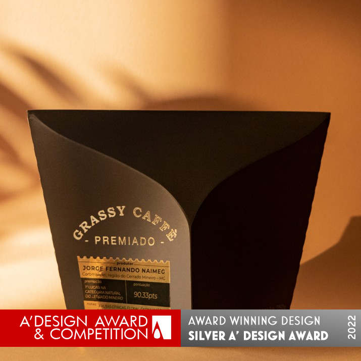 Grassy Premiados Coffee Packaging by Dimitri Lociks Silver Packaging Design Award Winner 2022 