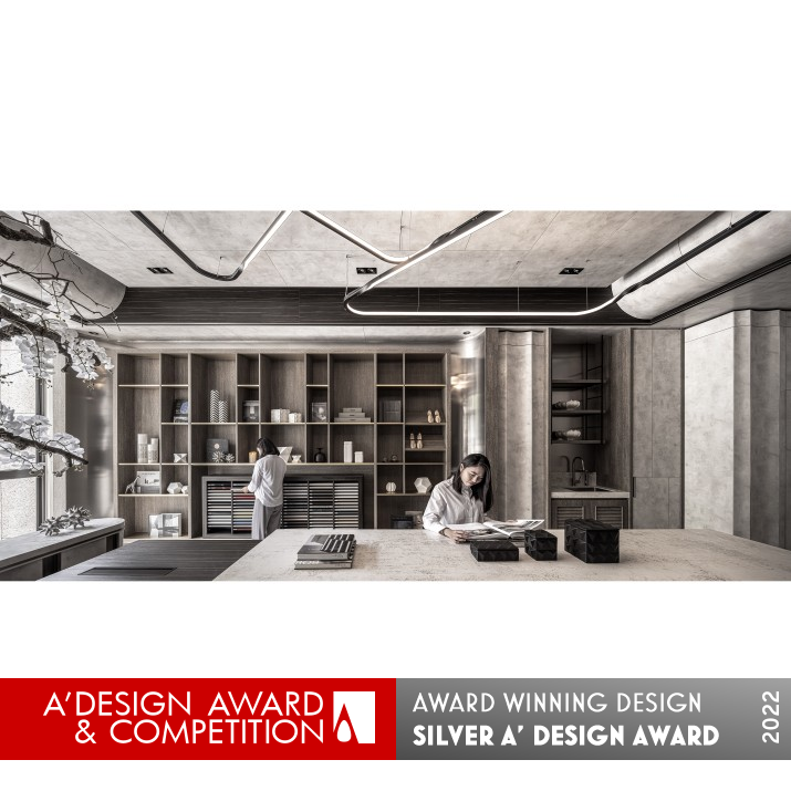 Ripples Material Room by Jacksam Yang Silver Interior Space and Exhibition Design Award Winner 2022 