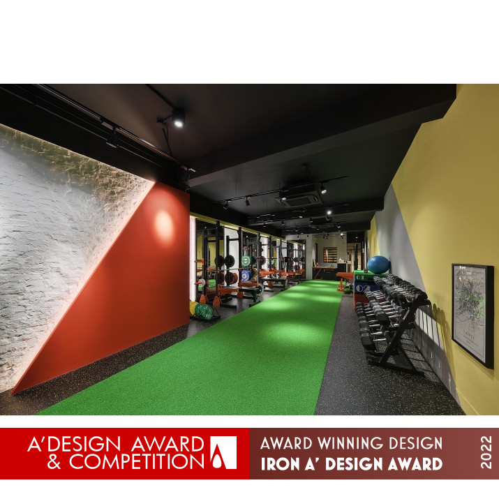 Colors and the Origin Gym by Chien-Yuan Wang Iron Interior Space and Exhibition Design Award Winner 2022 