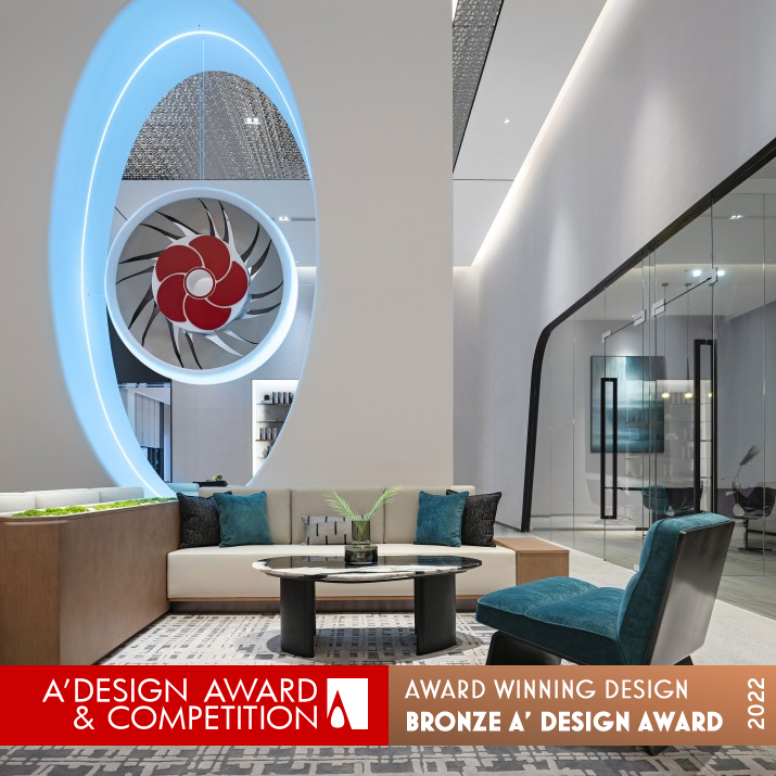 Collaborative Innovation Park Exhibition Lobby by Paul Zheng Bronze Interior Space and Exhibition Design Award Winner 2022 