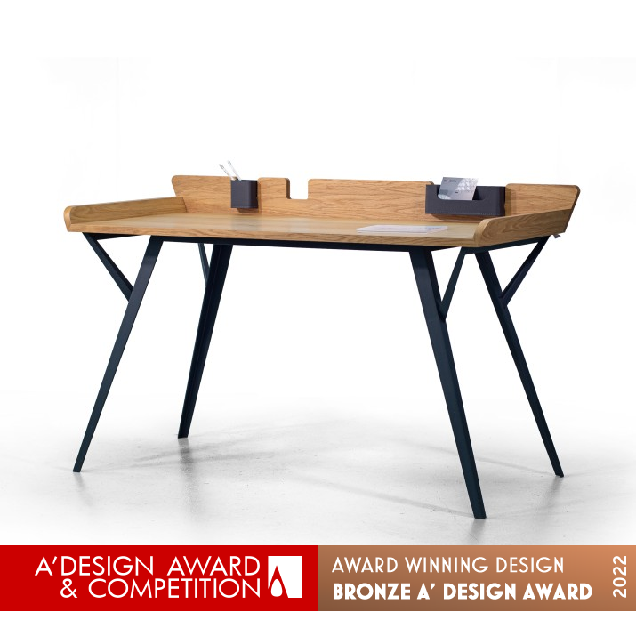 Diag Desk by Marek Blazucki Bronze Furniture Design Award Winner 2022 