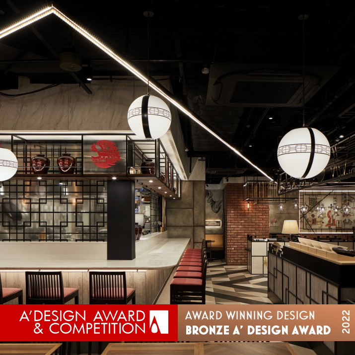 Ching Ming Kyoto Restaurant by Takuji Kamio Bronze Interior Space and Exhibition Design Award Winner 2022 