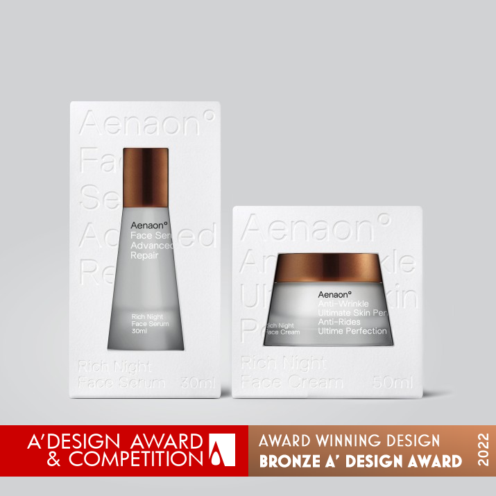 Aenaon Cosmetic Box by Spiros Gizas Bronze Packaging Design Award Winner 2022 