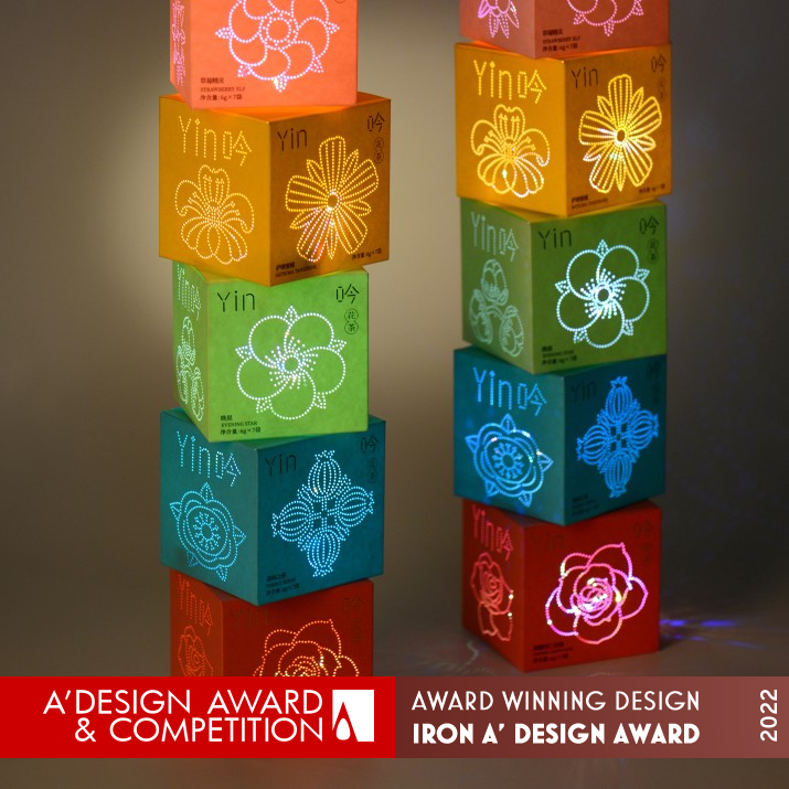 Yin Flower Tea Packaging by Zhen Yang, Chunwang Yang and Jialu Yang Iron Packaging Design Award Winner 2022 