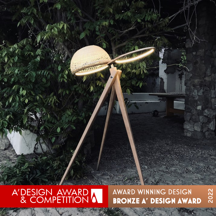 Orbita Lamp by Andres Luer Solorza Bronze Lighting Products and Fixtures Design Award Winner 2022 