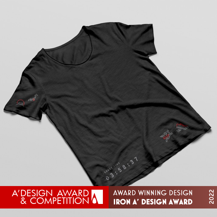 Marathon T-Shirt Graphic Art by Chika Kakazu Iron Graphics, Illustration and Visual Communication Design Award Winner 2022 