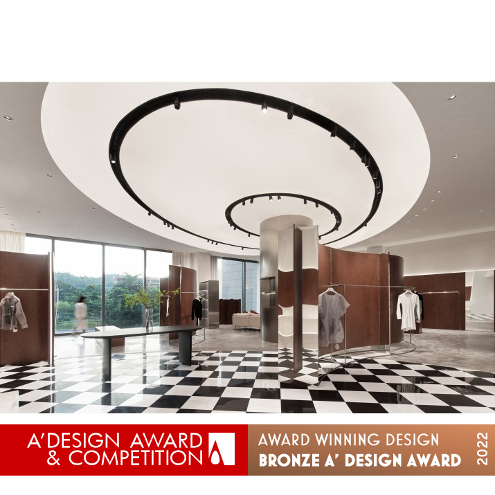 Angle Boutique by Shanchuk Design Bronze Interior Space and Exhibition Design Award Winner 2022 