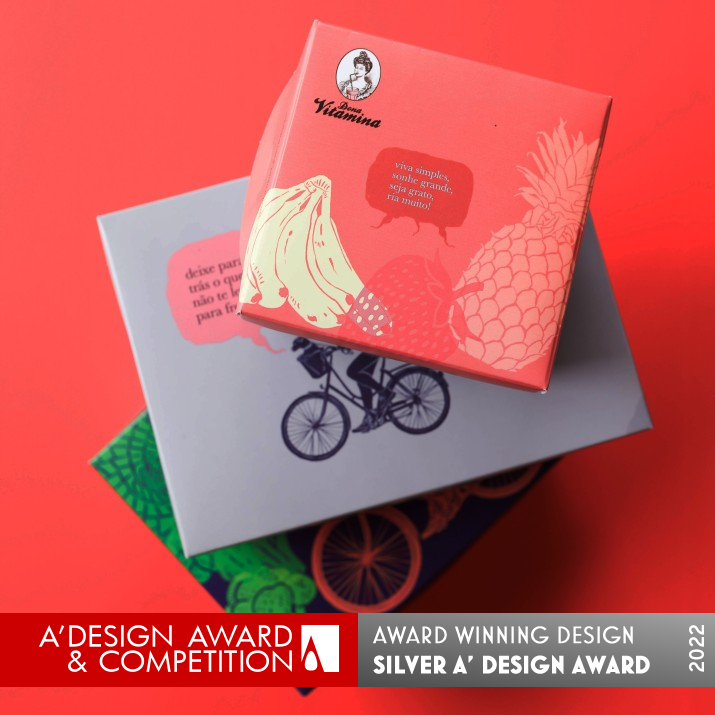 Dona Vitamina Branding by Ruis Vargas Silver Graphics, Illustration and Visual Communication Design Award Winner 2022 