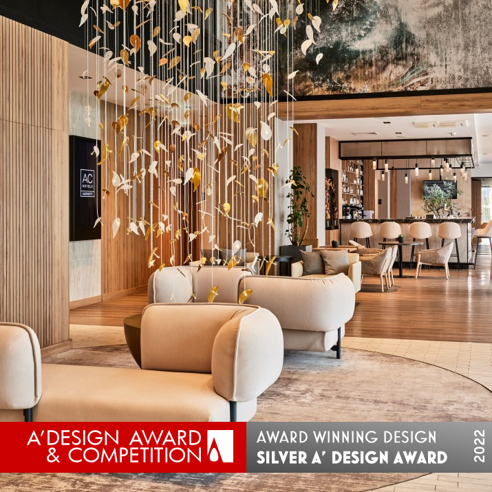 AC Hotel by Marriott Common Areas by Magdalena Federowicz-Boule Silver Interior Space and Exhibition Design Award Winner 2022 