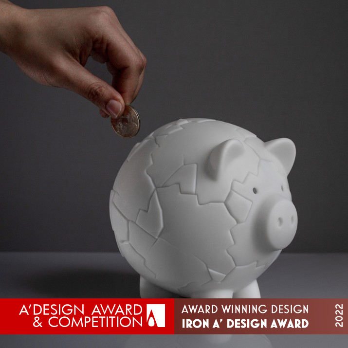 Penny Piggy Bank by Dario Narvaez Iron Giftware Design Award Winner 2022 