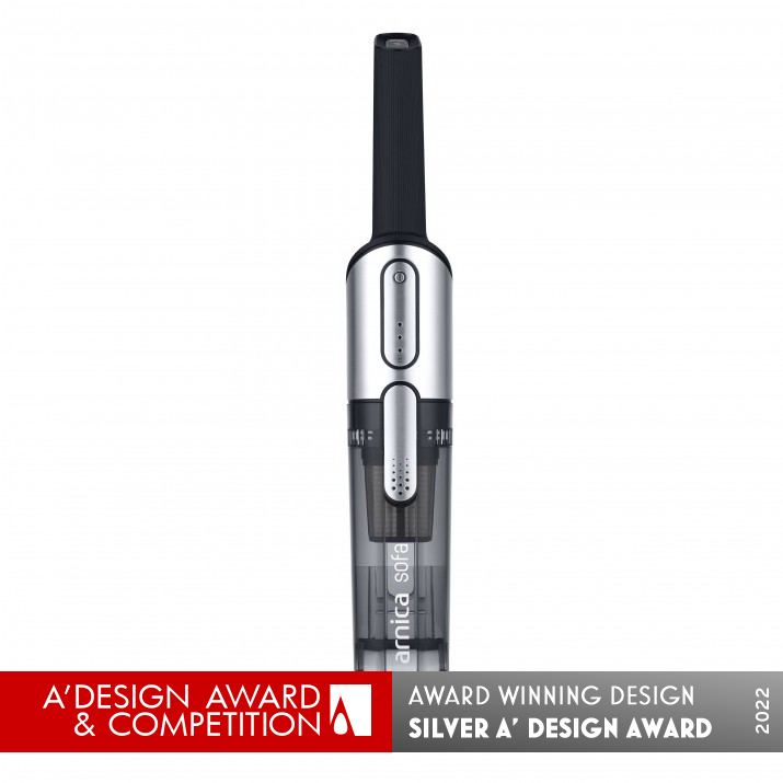 Sofa Cordless  Mini Vacuum Cleaner by Yasemin Ulukan Silver Home Appliances Design Award Winner 2022 