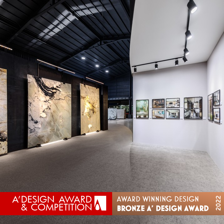 Chenhow Marble Showroom by Hui Hsin Cheng Bronze Interior Space and Exhibition Design Award Winner 2022 