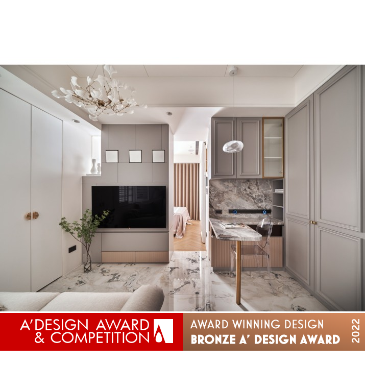 Elegance Resonance Residential House by Yang Zi Ying Bronze Interior Space and Exhibition Design Award Winner 2022 