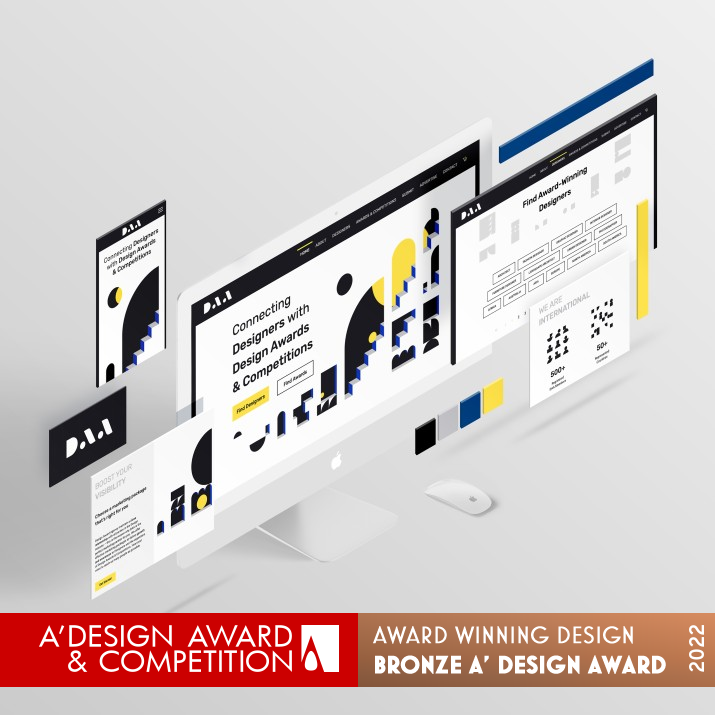 Design Award Agency Website by Gyula Takacs Bronze Website and Web Design Award Winner 2022 