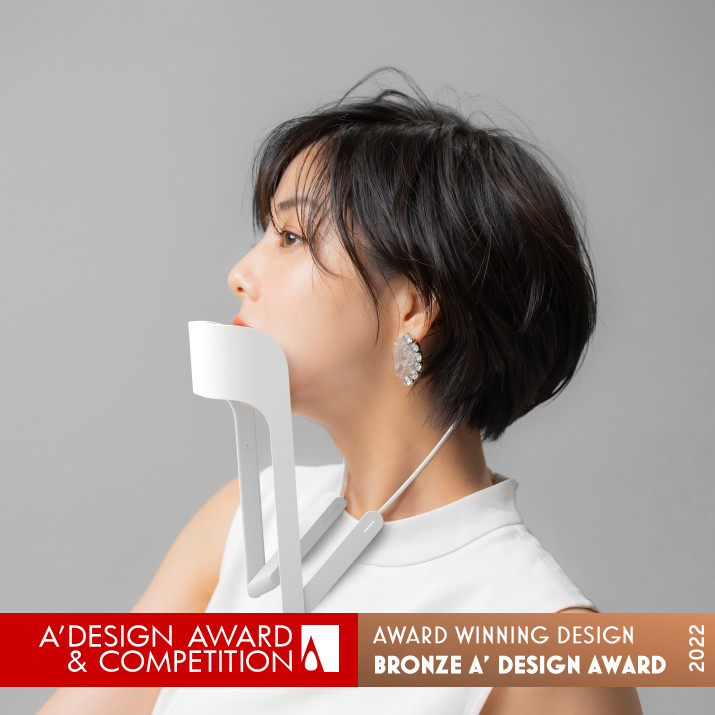 Voice Mask Device That Mutes Your Voice by Kunihiko Sato Innovation Laboratory Bronze Social Design Award Winner 2022 