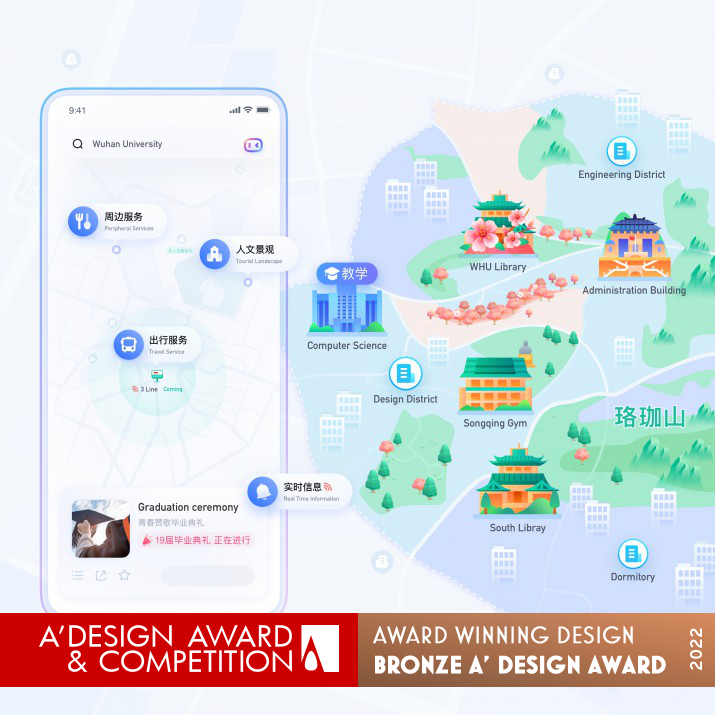 Baidu Thematic Map by Ying Li, Yongzhi Ji, Meng Xu and Yang Zhang Bronze Interface, Interaction and User Experience Design Award Winner 2022 