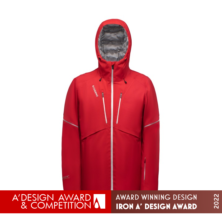 Smart Breath Down Ski Jacket by Bosideng Global Innovation InstituteTeam Iron Fashion, Apparel and Garment Design Award Winner 2022 