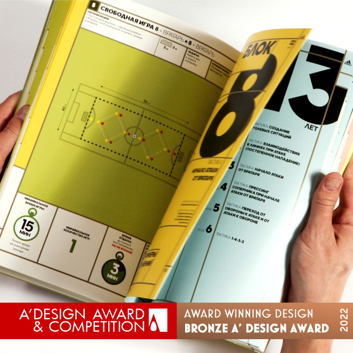 Coach the Coaches Football Guidebook by Natasha Mozz Bronze Print and Published Media Design Award Winner 2022 