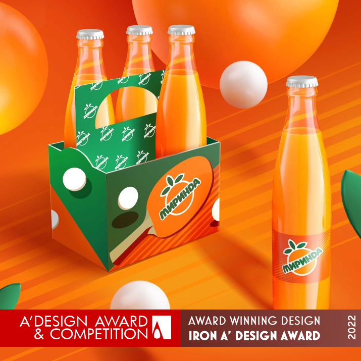 Mirinda Vintage Special Edition Beverage Packaging by PepsiCo Design and Innovation Iron Packaging Design Award Winner 2022 