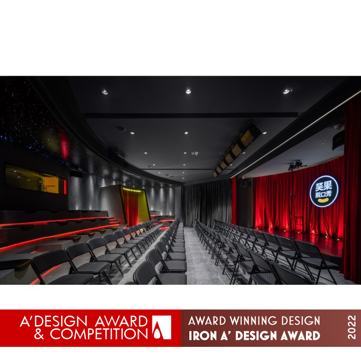 Fun Factory Standardized Comedy Space by Junpeng Shaw Iron Interior Space and Exhibition Design Award Winner 2022 