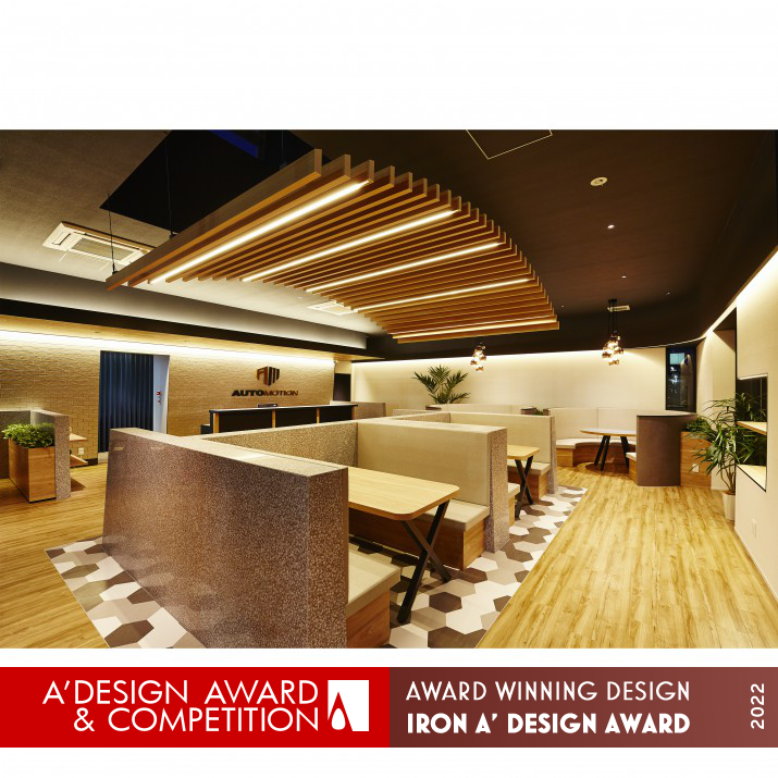 Auto Motion Sales Office by Shunsuke Ohe Iron Interior Space and Exhibition Design Award Winner 2022 