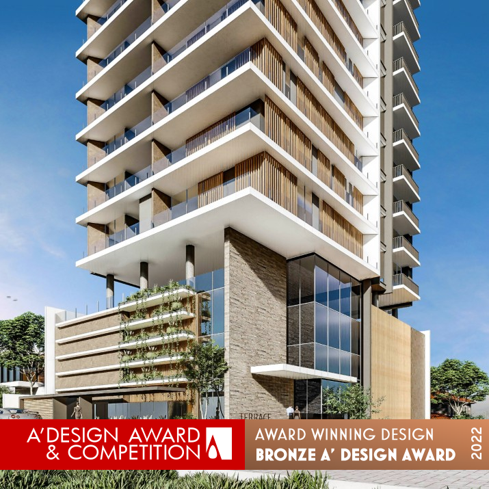 Terrace Residential Building  by Rodrigo Kirck Rebelo Bronze Architecture, Building and Structure Design Award Winner 2022 