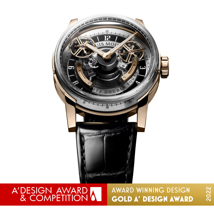 Astronef Double Tourbillon Watch by Jean-Marie Schaller Golden Jewelry Design Award Winner 2022 