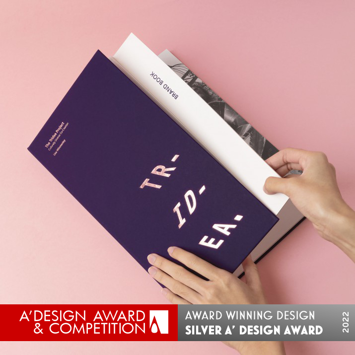 The Tridea Project Book by Lisa Winstanley Silver Print and Published Media Design Award Winner 2022 
