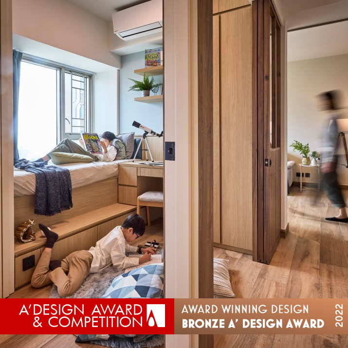 Transformable Home Residential by Eric Liu Bronze Interior Space and Exhibition Design Award Winner 2022 