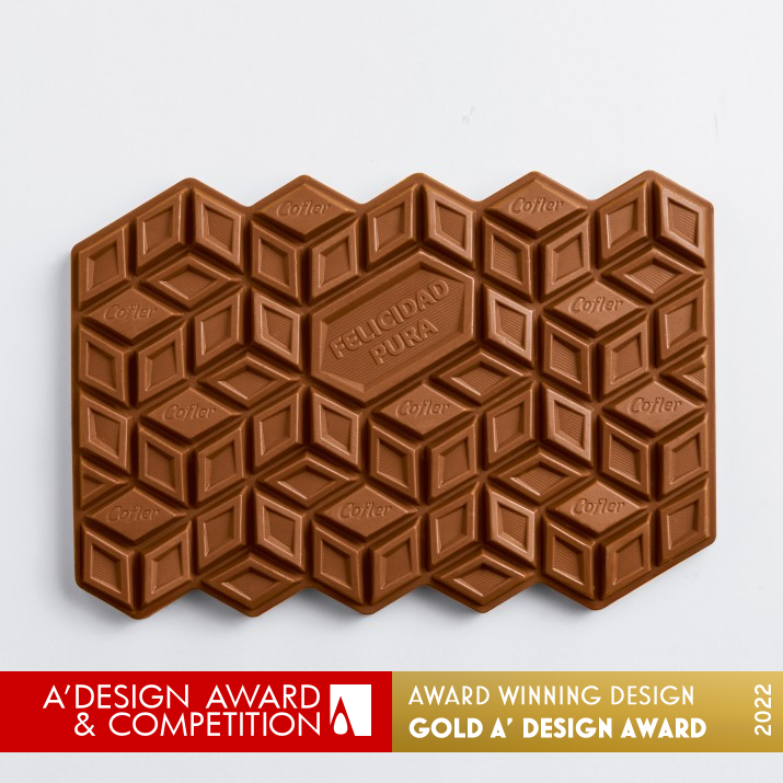 Blockazo Chocolate Bar for Sharing by Tridimage Golden Food, Beverage and Culinary Arts Design Award Winner 2022 