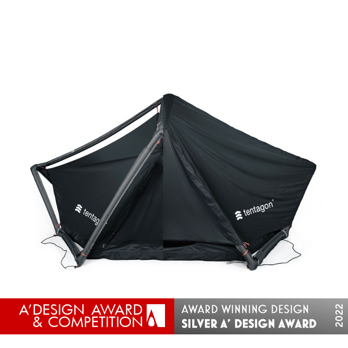Tentagon Inflatable Tent by Wei Chen and Chi-Yung Li Silver Outdoor Gear and Camping Equipment Design Award Winner 2022 
