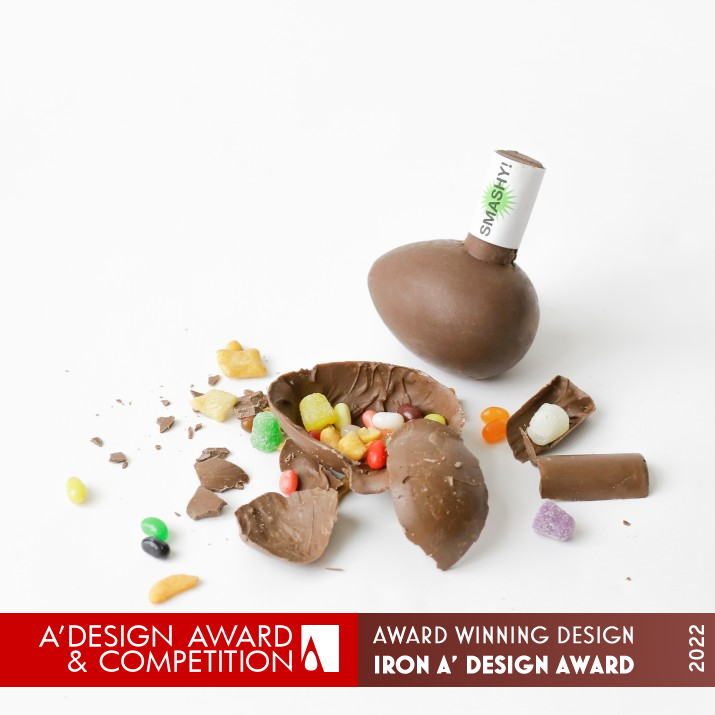 Smashy Package of Chocolate Eggs by Mutian Yu Iron Packaging Design Award Winner 2022 