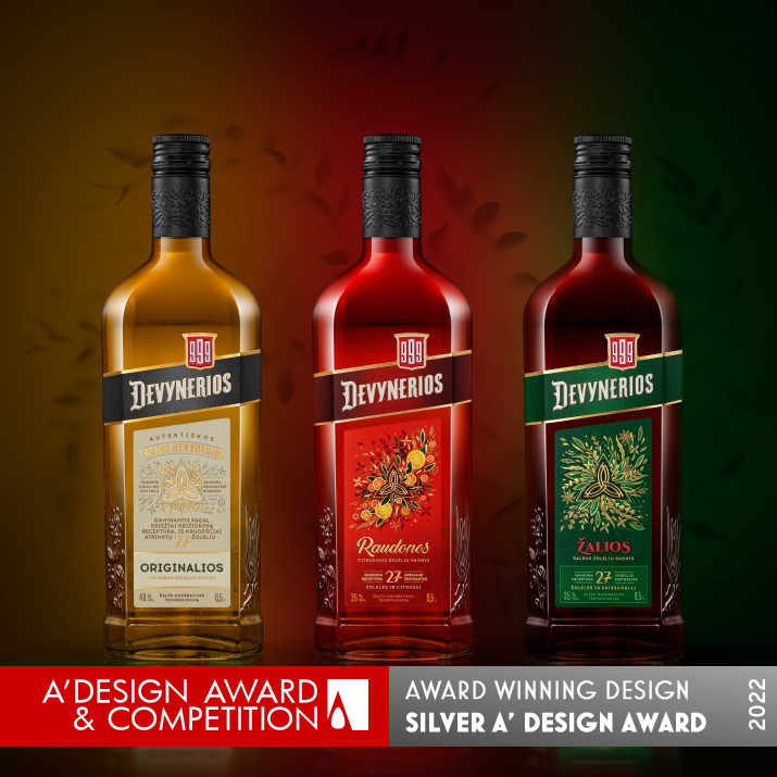 Devynerios Labels by Asta Kauspedaite Silver Packaging Design Award Winner 2022 