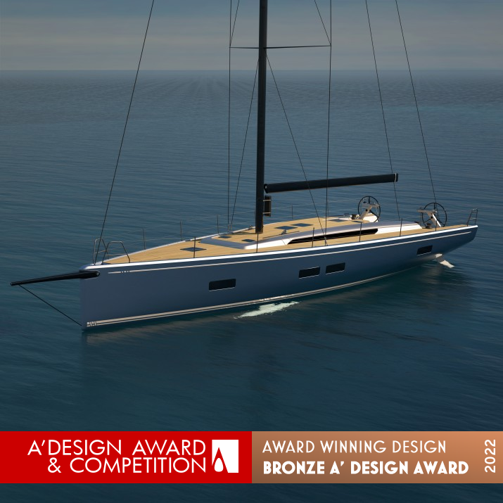 54ft Racer Cruiser High Performance Yacht by Harry Miesbauer Bronze Yacht and Marine Vessels Design Award Winner 2022 