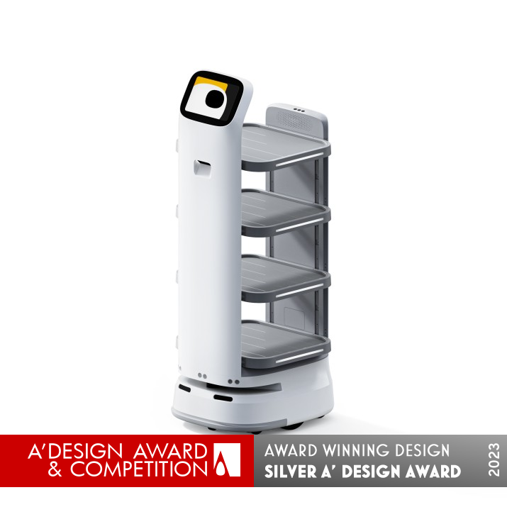 Deca Food Delivery Robot by Ciot Silver Robotics, Automaton and Automation Design Award Winner 2023 