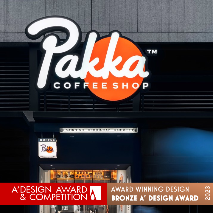 Pakka Coffee Shop Brand Image by Sersen Shenzhen Brand Consulting Bronze Graphics, Illustration and Visual Communication Design Award Winner 2023 