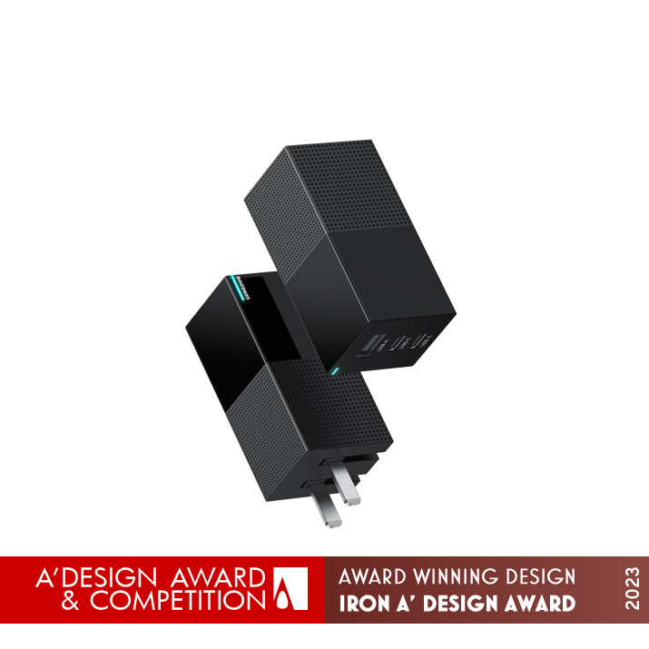 Power Adapter Charger by Xu Leqing Iron Digital and Electronic Device Design Award Winner 2023 