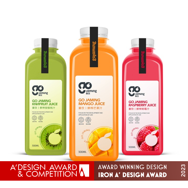 Gojaming Juice Packaging by Qichao An Iron Packaging Design Award Winner 2023 