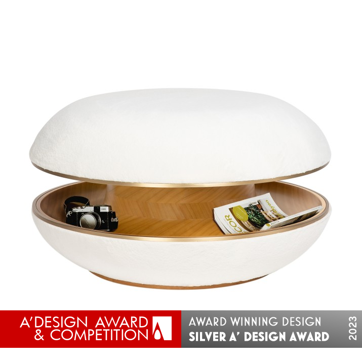Berliner Multifunctional Pouf by Tugce Sonmez Evin Silver Furniture Design Award Winner 2023 
