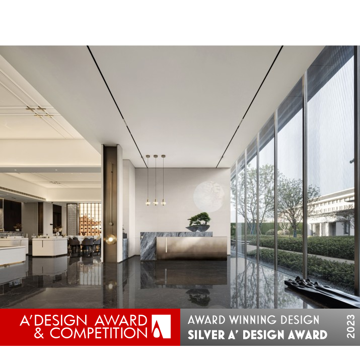 Jiupai Huafu Sales Office by Qiang Hu Silver Interior Space and Exhibition Design Award Winner 2023 