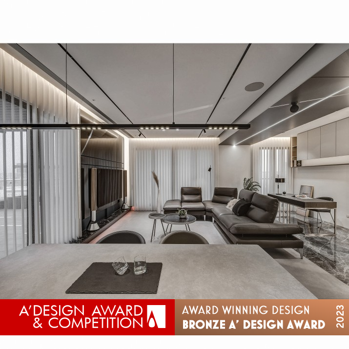 Highlight Residence Residential Apartment by Tai+Associates - Tai Chen Bronze Interior Space and Exhibition Design Award Winner 2023 