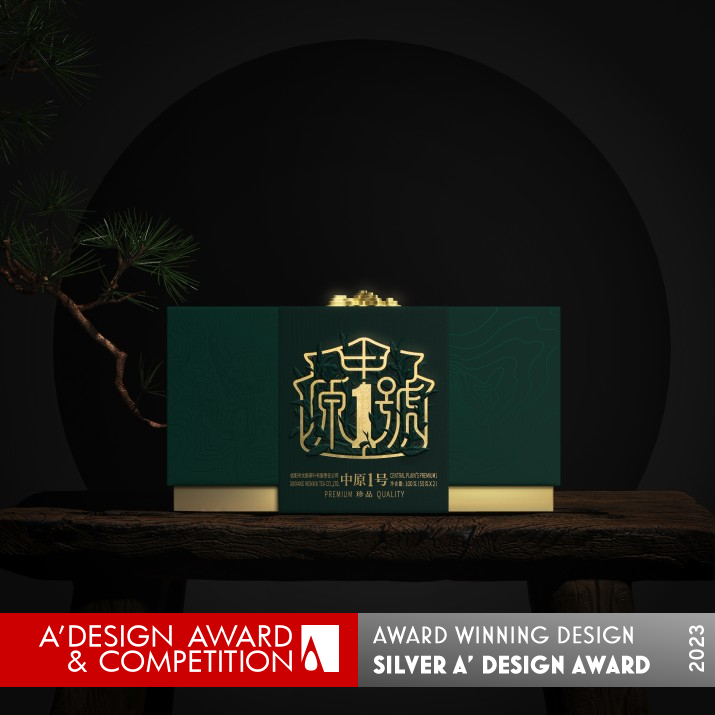 Zhong Yuan No. 1 Maojian Tea by Tiger Pan Silver Packaging Design Award Winner 2023 
