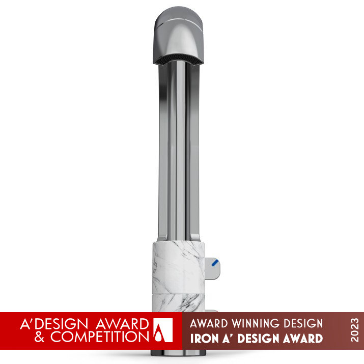 Swan Kitchen Faucet by Andrei Korsun Iron Bathroom Furniture and Sanitary Ware Design Award Winner 2023 