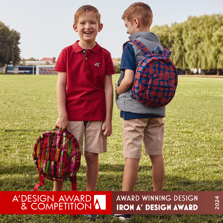 Colorfeel Rucksack Kids Backpacks by Inna Anishchenko - Anni Teriani Iron Baby, Kids' and Children's Products Design Award Winner 2024 
