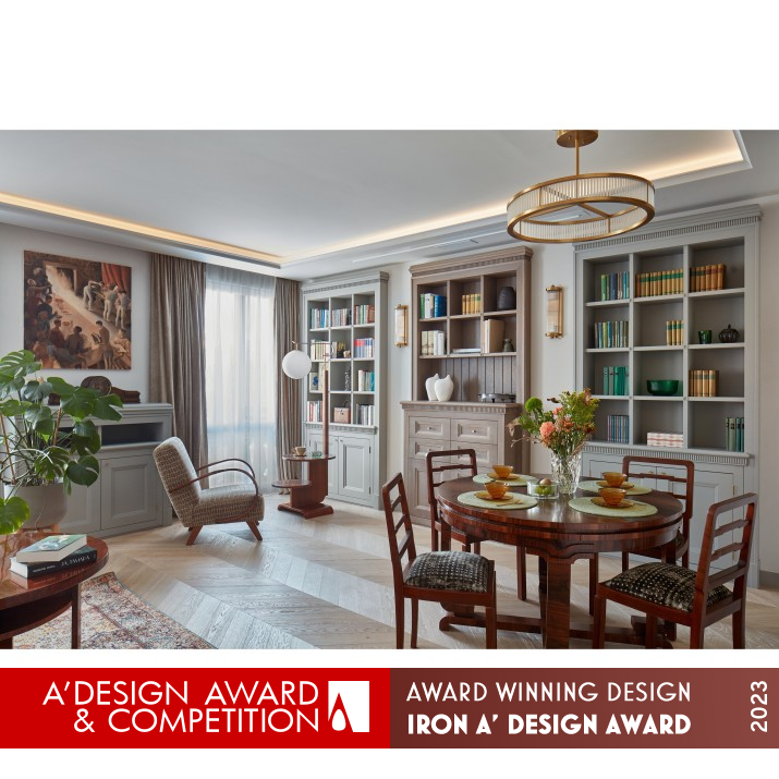 Socialist Distric Apartment Residential House by Roland Stanczyk Iron Interior Space and Exhibition Design Award Winner 2023 