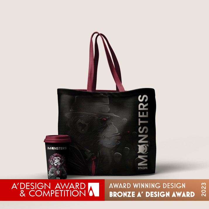 Menamonsters Promotional Materials by Shadi Al Hroub Bronze Advertising, Marketing and Communication Design Award Winner 2023 