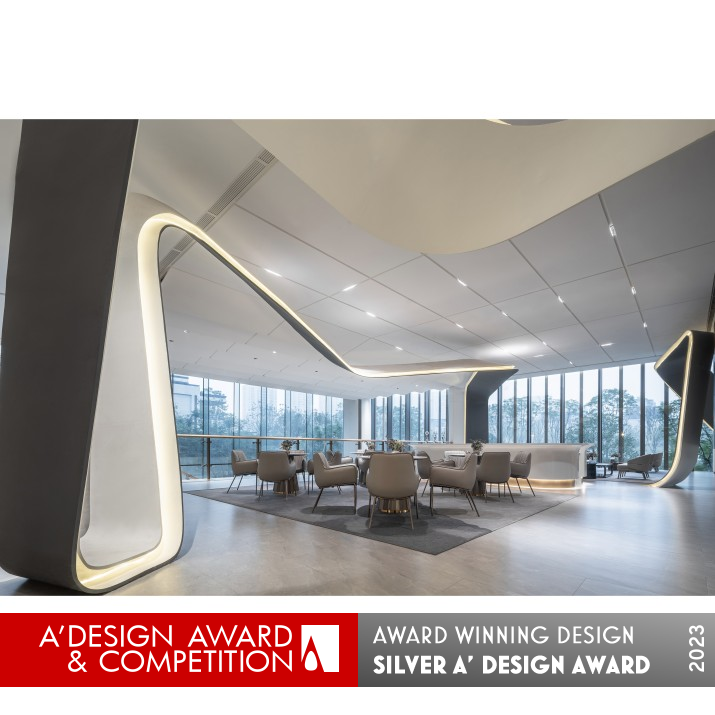 Dancing Ribbon Public Space by Kris Lin Silver Interior Space and Exhibition Design Award Winner 2023 